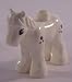 Lego Duplo White Horse Foal with Small Dark Bluish Gray Spots_s-1