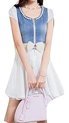 General Print Summer Denim  Dress