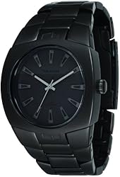 Vestal Men's GHD001 Gearhead All Matte Black Ion-Plated Watch