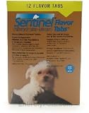 12 MONTH Sentinel Heartworm Brown for Dogs and Puppies 2-10lbs