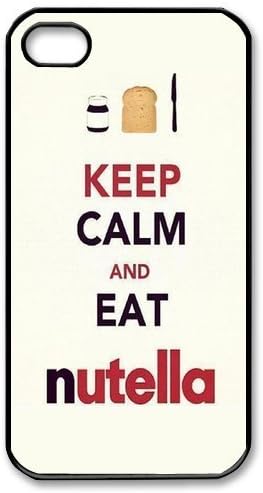 NANKY New Popular Funny "Keep Calm AND EAT nutella" Hard Back Case Skin Cover for Apple Iphone 4 4g 4s