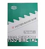 谷口工業 ポータブルバンドソー BAND SAW ハイスバイメタル 長さ: 1645mm PBS1645-8p 5本組
