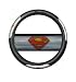 Search : Sure Grip Steering Wheel Cover - Classic Superman Red and Yellow Shield in Silver Reflector