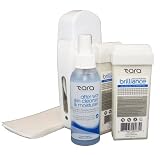 Professionelles Wachsset mit 2 wachspatronen haarentfernung 25 vliesstreifen und 125ml lotion