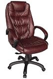 Handsome High Back, Chocolate Brown Glove Soft Leather Executive Swivel [UE-CS-603E-CHOC-GG]