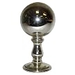 Mercury Glass Globe Finial - Medium