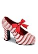 4 Inch Striped Mary Jane Platform Women's Size Shoe