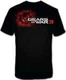 Gears of War 3 Capillary Omen Mens Black Tee