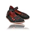 Camper Schuhe Ante gemustert, Schwarz