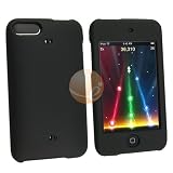 Clip-on Rubber Coated Case for iPod Gen2 Touch, Black