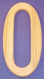 Wooden Letter 6 Inch Letter O