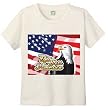 GOD BLESS AMERICA-BALD EAGLE - BigBoyMusic Youth Designs - White T-shirt