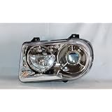 2005-2009 CHRYSLER 300 5.7L; HALOGEN w  DELAY AUTOMOTIVE REPLACEMENT HEAD LIGHT LEFT... by TYC