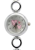 Renos - Montre Femme - Quartz - Acier inoxydable - Mickey Love - C?urs - Rose