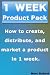 1 Week Product Pack - How to create, distribute, and market a product in 1 week. CD Creation