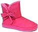 Shoes 18 Womens Mini Faux Sheepskin Fur Shearling Boots W/Bow 6 Colors
