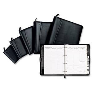 Filofax Lyndhurst Personal Organiser for Paper 95x171mm Personal Black - Ref 027402