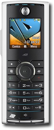 Boost Mobile i425e Pay-As-You-Go Cell Phone by Motorola - White