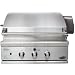 DCS BGB30-BQR-L 30-Inch Propane Traditional Grill, Brushed Stainless Steel