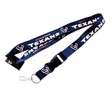 Houston Texans Clip Lanyard Keychain Id Holder Ticket - Blue