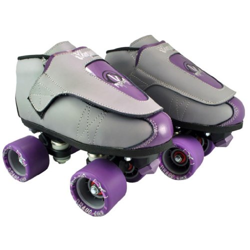 Vanilla Junior Grape Ade Purple Grey Kids Quad Jam Speed Roller Skates