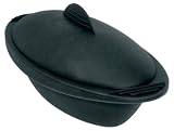 Orka Personal 20-Ounce Oval Steamer, Black