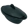 Orka Personal 20-Ounce Oval Steamer, Black