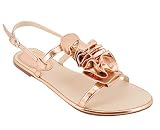 RUFFLE FRONT FLAT BACK SANDAL