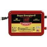 Parmak Super Energizer 5 Low Impedance 110/120 Volt 50 Mile Range Electric Fence Controller SE5
