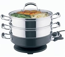 Prestige A La Carte Electric Non-stick Cook N Steam Multisteamer