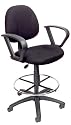 Boss Drafting Stools W/Footring And Loop Arms Black