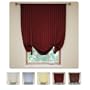 Roll-Up Shade Hotel Stripe Insulated Thermal Blackout Window Shade 63"L-BURGANDY - TUB