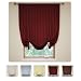 Roll-Up Shade Hotel Stripe Insulated Thermal Blackout Window Shade 63"L-BURGANDY - TUB