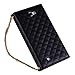 Galaxy Note 2 Case, XIANA 3-fold Section Elegant Handbag Wallet Leather Case with Credit Card Slots Suitable For Samsung Galaxy Note 2 N7100(Black),Including Stylus,Screen Protector and Cleaning Cloth