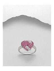 Heart CZ Ring In 92.5 Sterling Silver