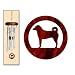 Appenzeller Sennenhunde Wind Chimes X-SMALL Silver