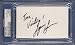 Lynn Swann Steelers Signed 3x5 Index Card PSA/DNA