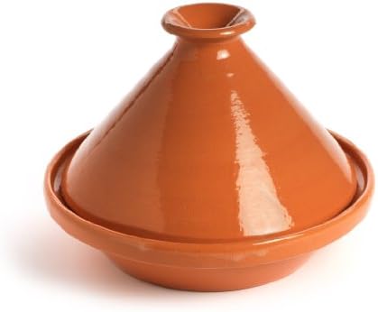 Tunisian Ceramic Pottery Tagine Glazed Terracotta