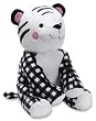 Happy Plaid White Tiger Plush