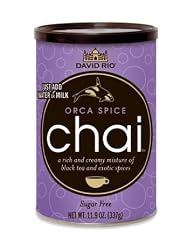 David Rio Sugar Free Orca Spice Chai Tea Mix - 11.9 oz. Canister