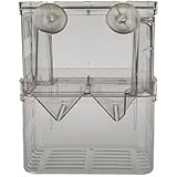 Fatpet TM Aquarium Accessory - Hang-on Nursery Fish Tank with Dual Isolation Breeding Hatchery Incubation Box S