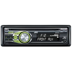 JVC KD-R 312 MP3-CD-Tuner (Front-Aux Eingang) schwarz-grün