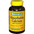Absorbable Calcium with Vitamin D, 100 Softgels, Good'N Natural