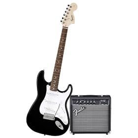 Squier� by Fender� Stop Dreaming, Start Playing(TM) Set: Affinity Special w/ Fender� 15G Amplifier, Black