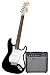 Squier by Fender Stop Dreaming, Start Playing Set: Affinity Special w/ Fender 15G Amplifier, Black