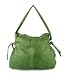 BARBARA MILANO Italian Green Leather Designer Handbag Shoulder Bag