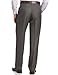 Haggar Men's Cool 18 Hidden Expandable Waist Plain Front Pant,Graphite,36x32