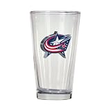 Columbus Blue Jackets 3D Logo Pint Glass