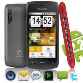 Phoenix - Android 2.2 Smartphone with 3.6 Inch Touchscreen (Dual SIM, WiFi)