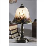 Handale Garden Rose Bell Table Lamp in Antique Bronze